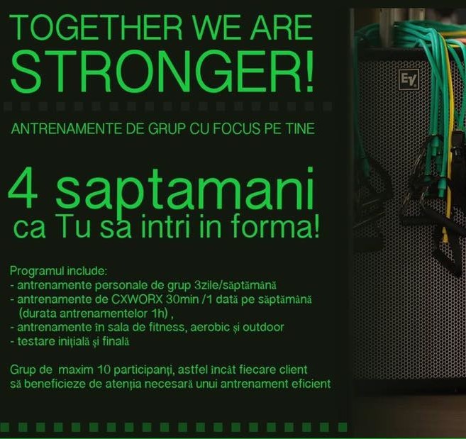 4 WEEK GRUP PERSONAL TRAINING